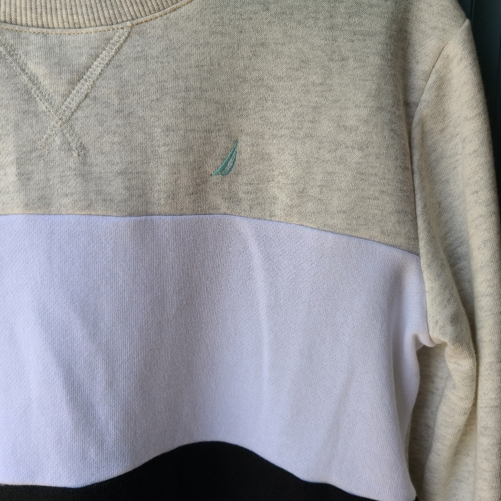 NWT Nautica crew neck sweatshirt lightweight - Picture 4 of 7